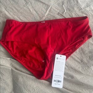 CRZ YOGA Bold Red Bikini Bottoms